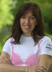 Nina Barough from the charity "Walk the Walk for Breast Cancer" in Woking
